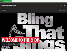 Tablet Screenshot of blingthatsings.com